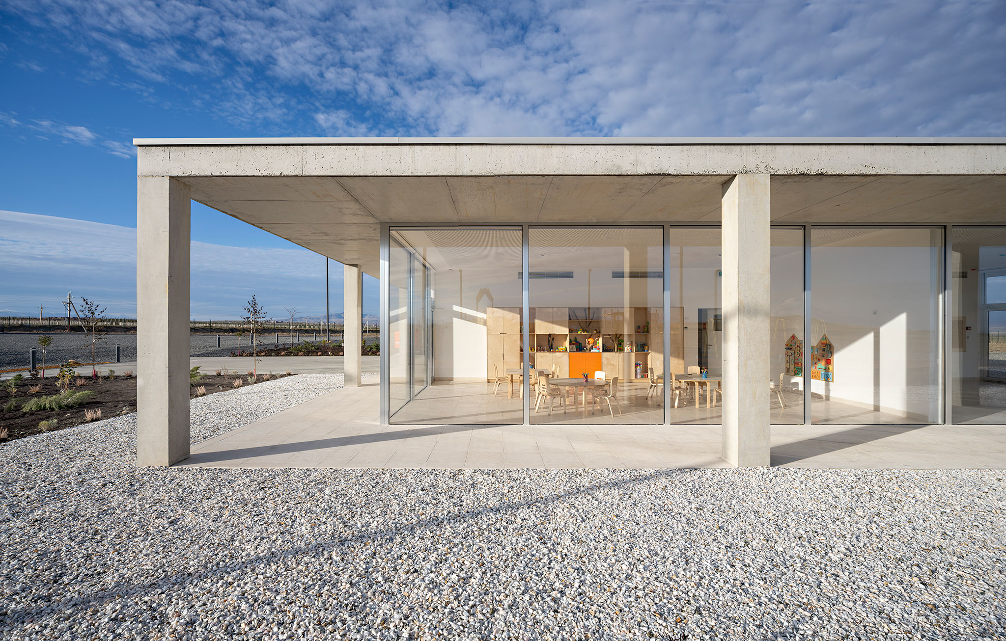 Youredjian Nursery, Child and Family Center by Alberto Campo Baeza. Photograph by Javier Callejas