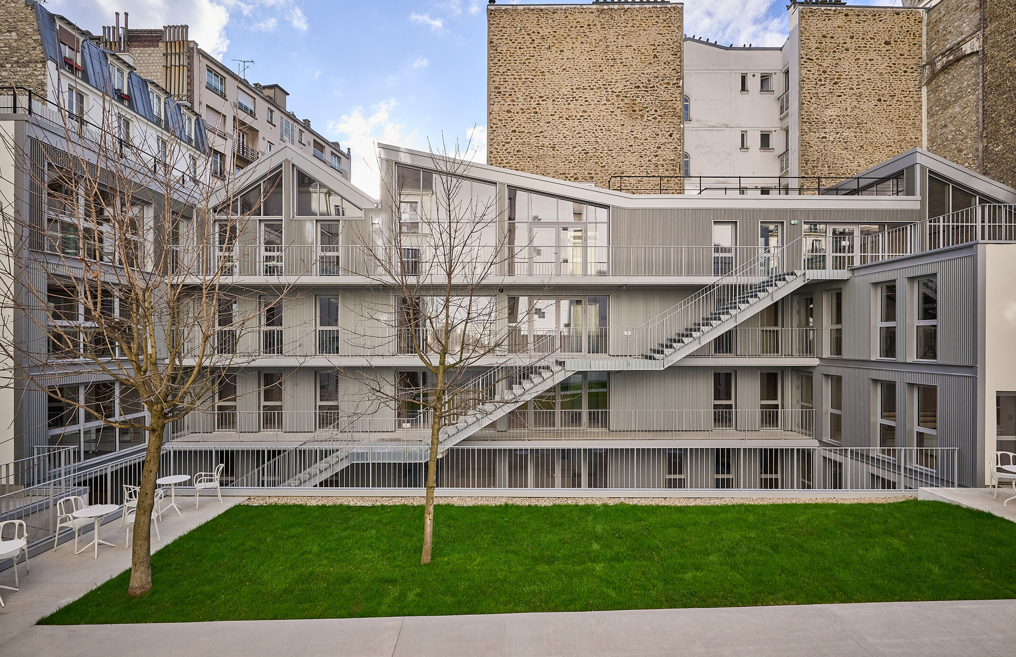 "Istituto Marangoni" Design School by Clément Blanchet Architecture. Photograph by Frans Parthesius