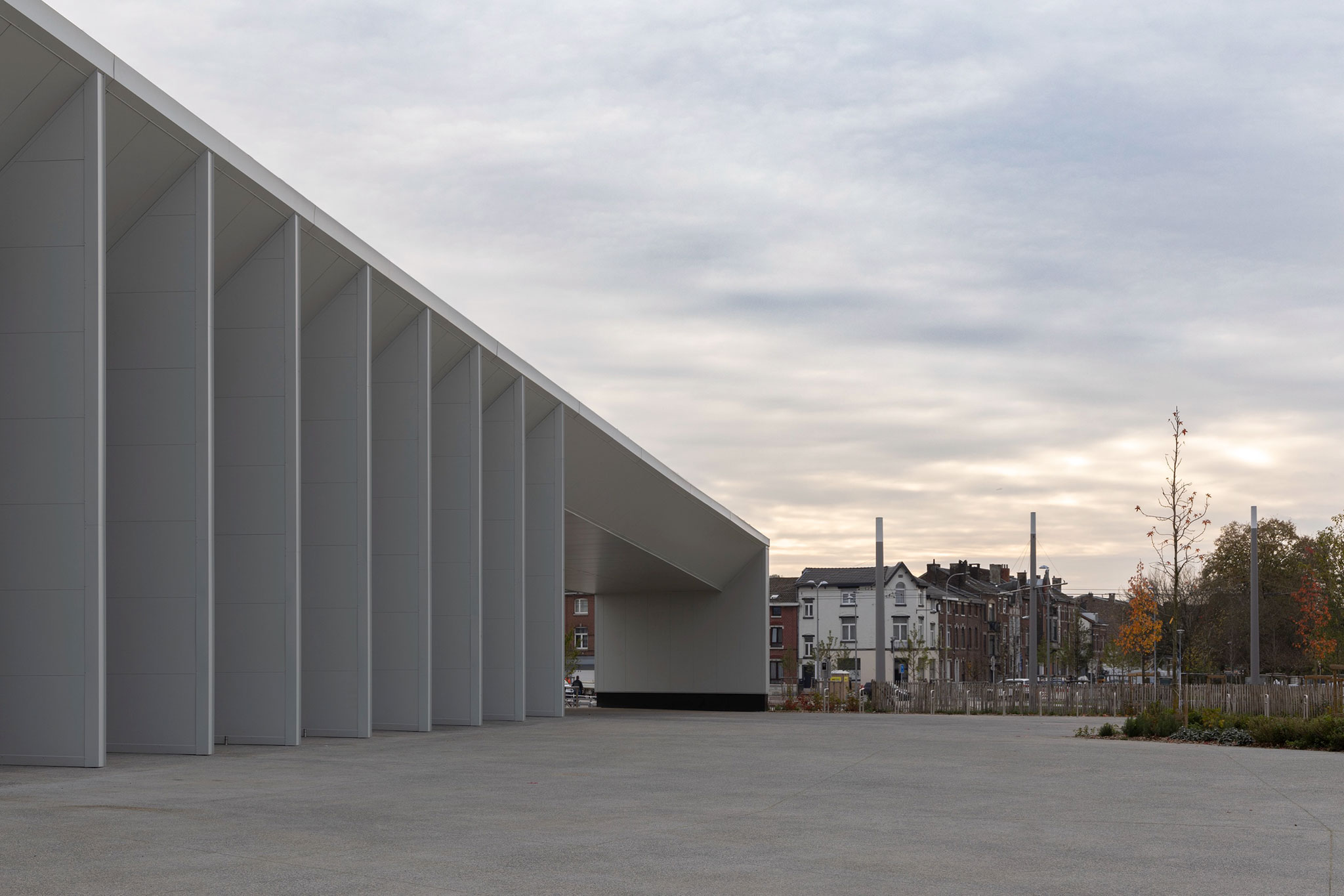 New Exhibition Hall Liège Expo by Francisco Mangado. Photograph by Juan Rodríguez