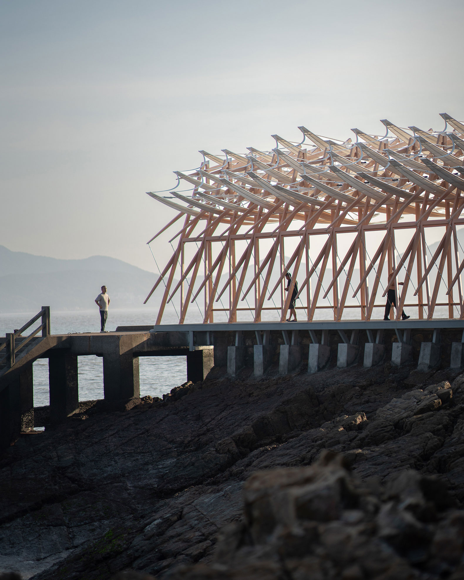 The Seaside Pavilion by GN Architects. Photograph by Liang Wenjun.