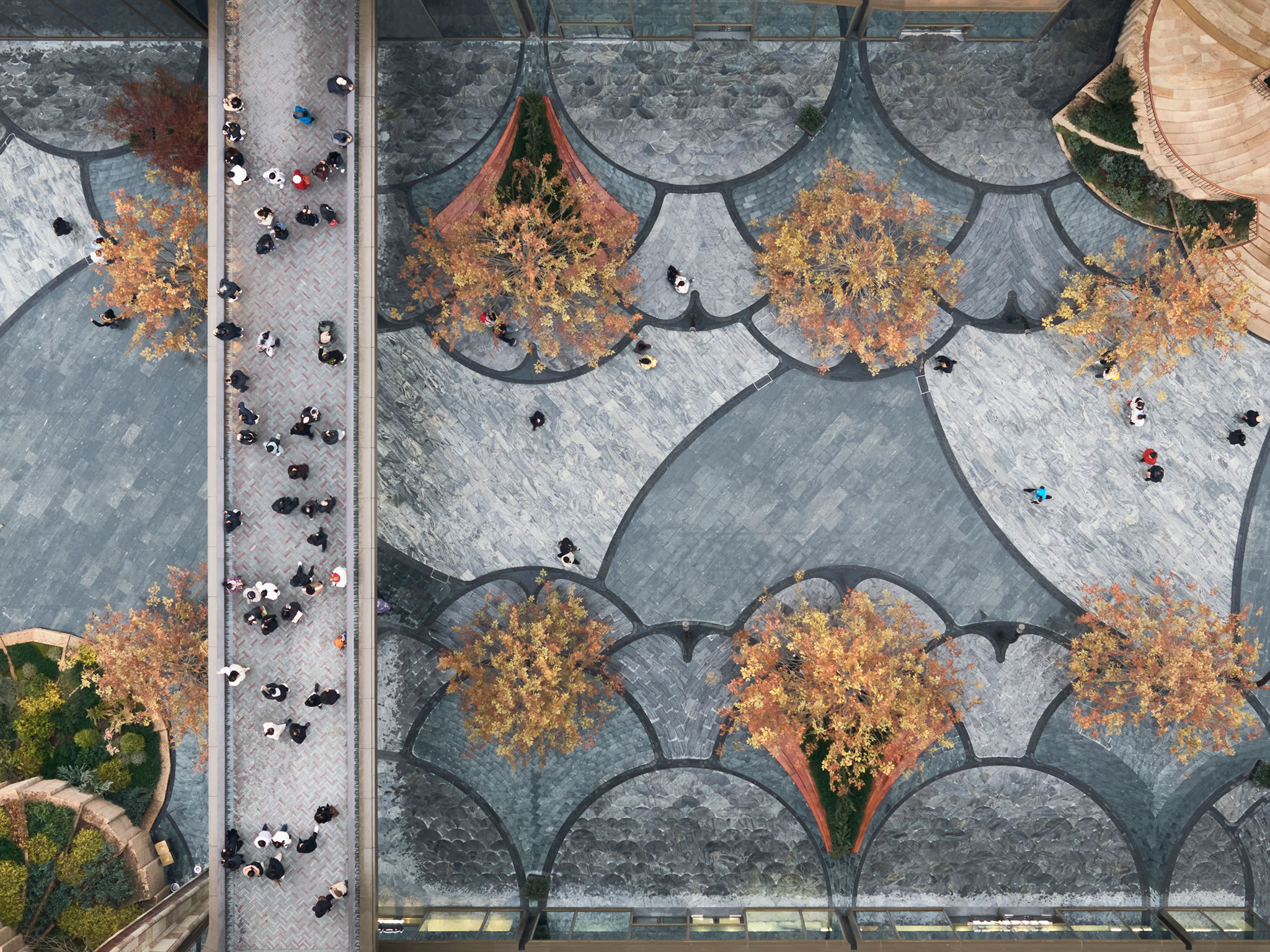 Distrito comercial y cultural de Xi'an por Heatherwick studio. Fotografía por Qingyan Zhu