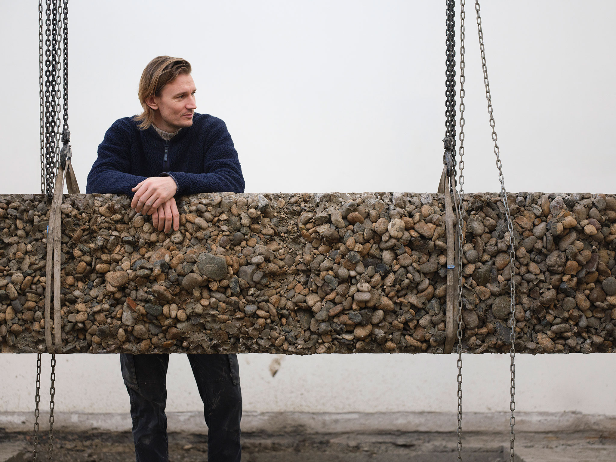 The Danish Pavilion as a Construction Site by Søren Pihlmann. Photograph by Hampus Berndtson.