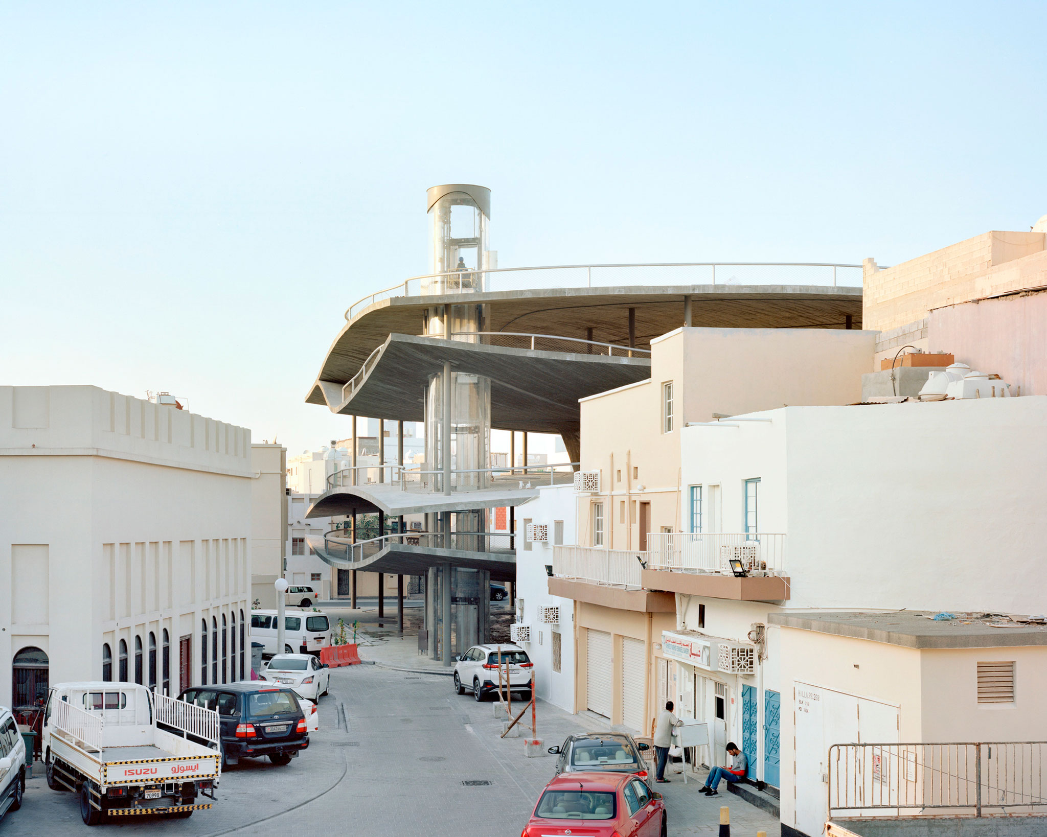 Four Car Parks by Christian Kerez. Photograph by Maxime Delvaux