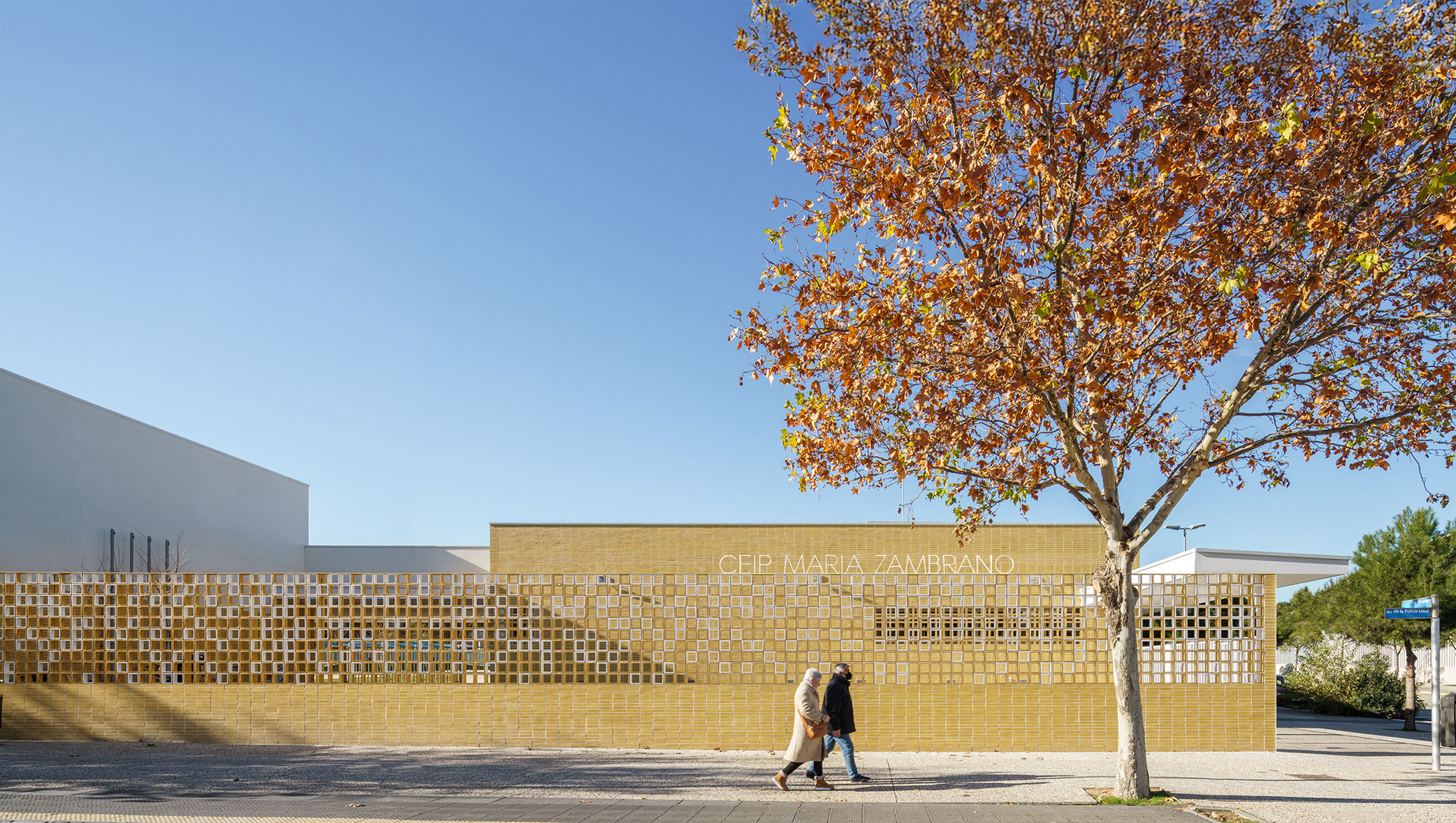 "María Zambrano" Elementary and Primary School by Magén Arquitectos. Photograph by Rubén P. Bescós.