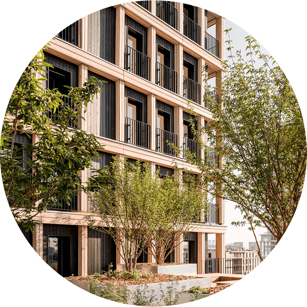 esidential Timber tower by Moreau Kusunoki Architectes