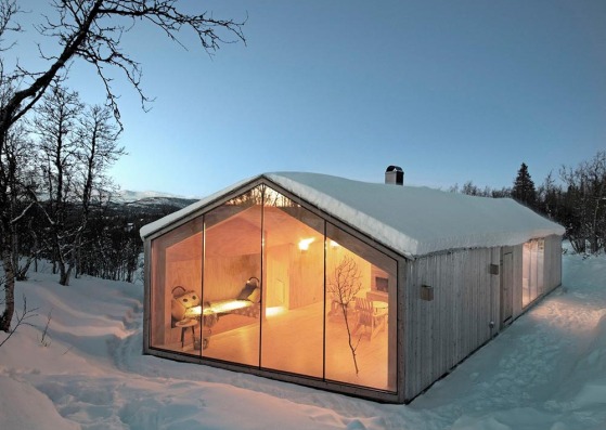 Refugio, V-lodge por Reiuf Ramstad architects. Fotografía © Søren Harder Nielsen