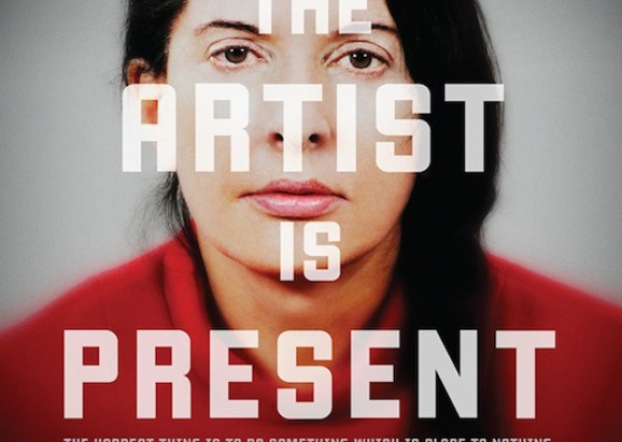 Cartel. "MARINA ABRAMOVIC, The Artist is Present" hoy en Los Ángeles