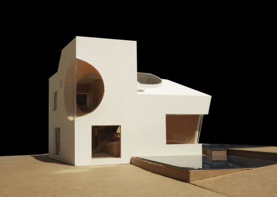 Maqueta. La casa Ex of In por Steven Holl Architects. Imagen cortesía de Steven Holl Architects