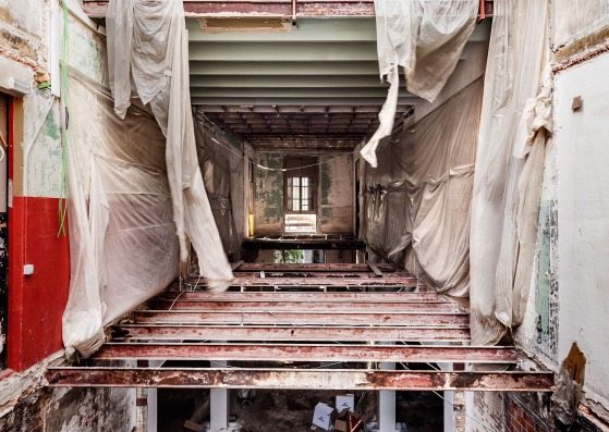 Re-edificatoria por Adrià Goula. Unfinished. Pabellón español de la Bienal de Venecia 2016. Imagen © Adrià Goula