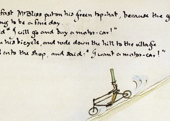 Illustration by J.R.R. Tolkien on “Mr. Bliss”