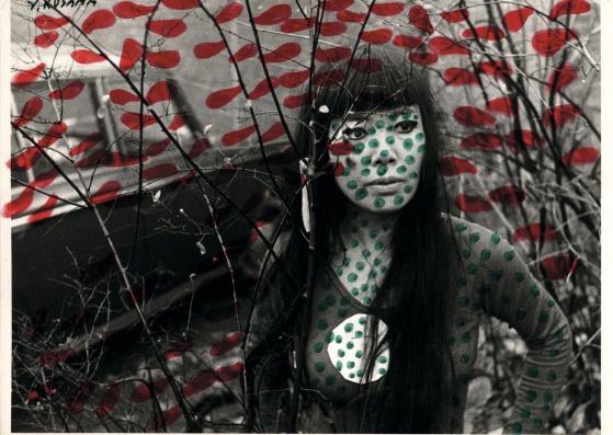 Self-Obliteration, 1967. Ink and photograph, 18,2 x 24 cm. Image @ Yayoi Kusama