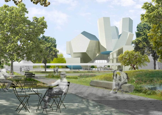 University College Dublin’s Future Campus by Steven Holl Architects. Rendering by Steven Holl Architects