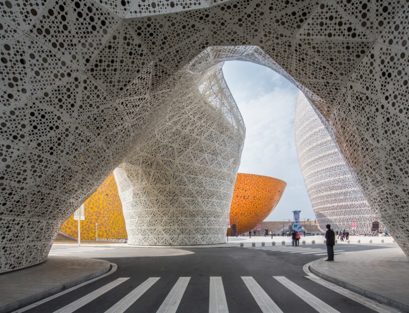 Vista exterior. Centro Cerámico de Liling, China, por Archea Associati. Fotografía © Cristiano Bianchi.