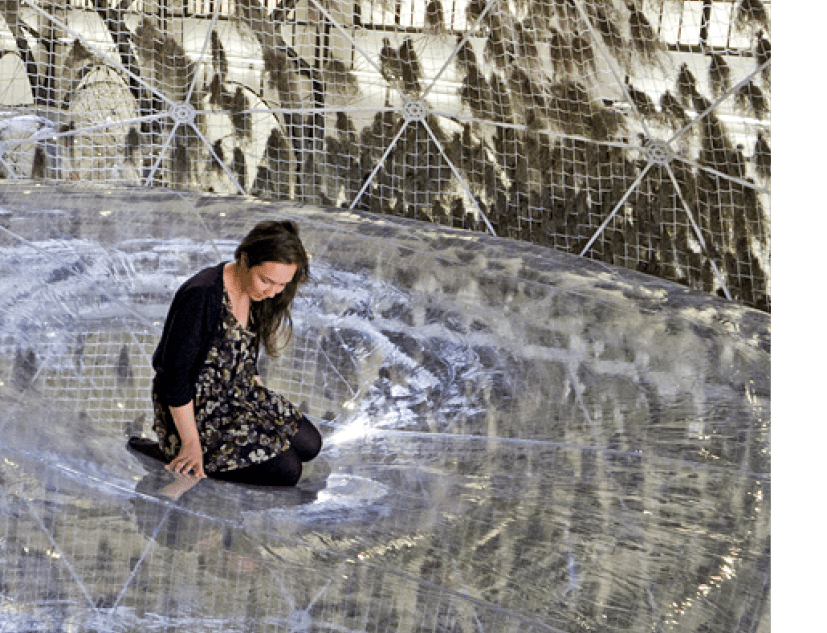 Tomás Saraceno, photo: Jörg Zimmermann