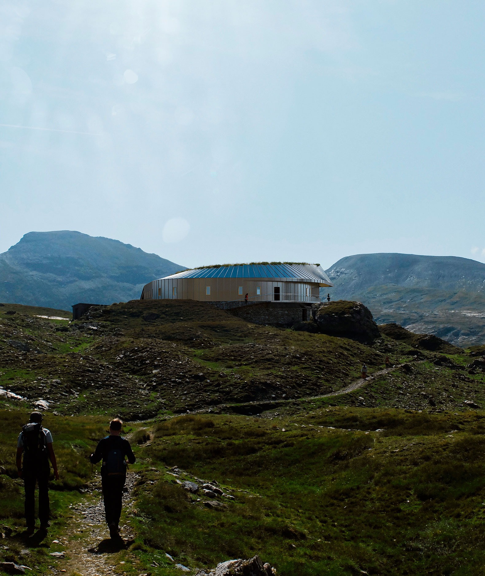 Barroude mountain refuge by Snøhetta. Photograph by Snøhetta