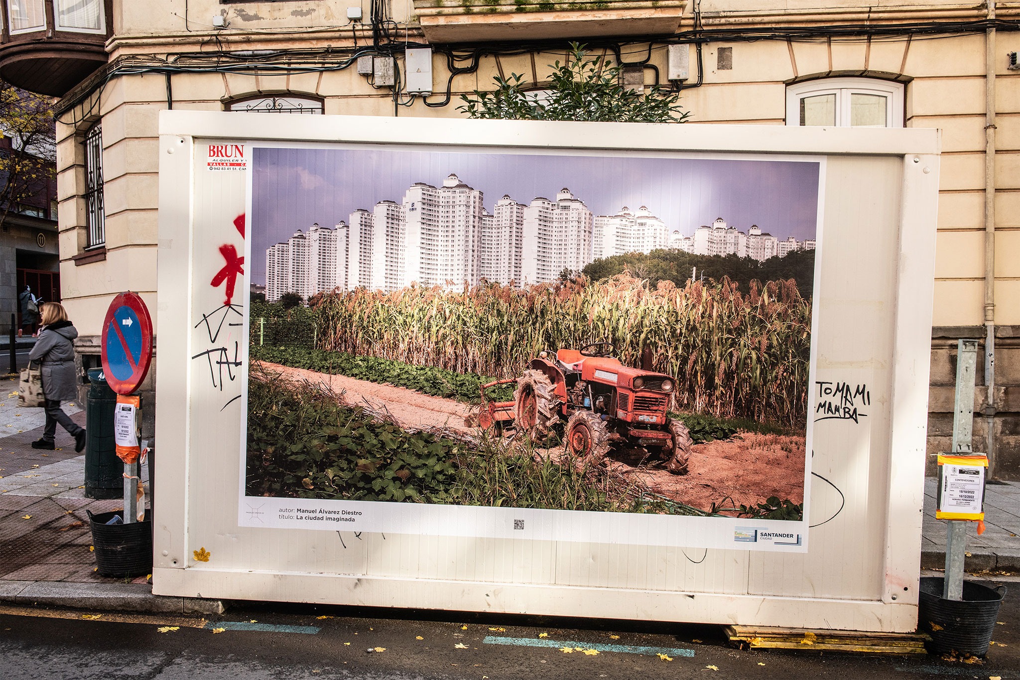 Public Street art in Santander and Bilbao. Photograph by Manuel Álvarez Diestro.