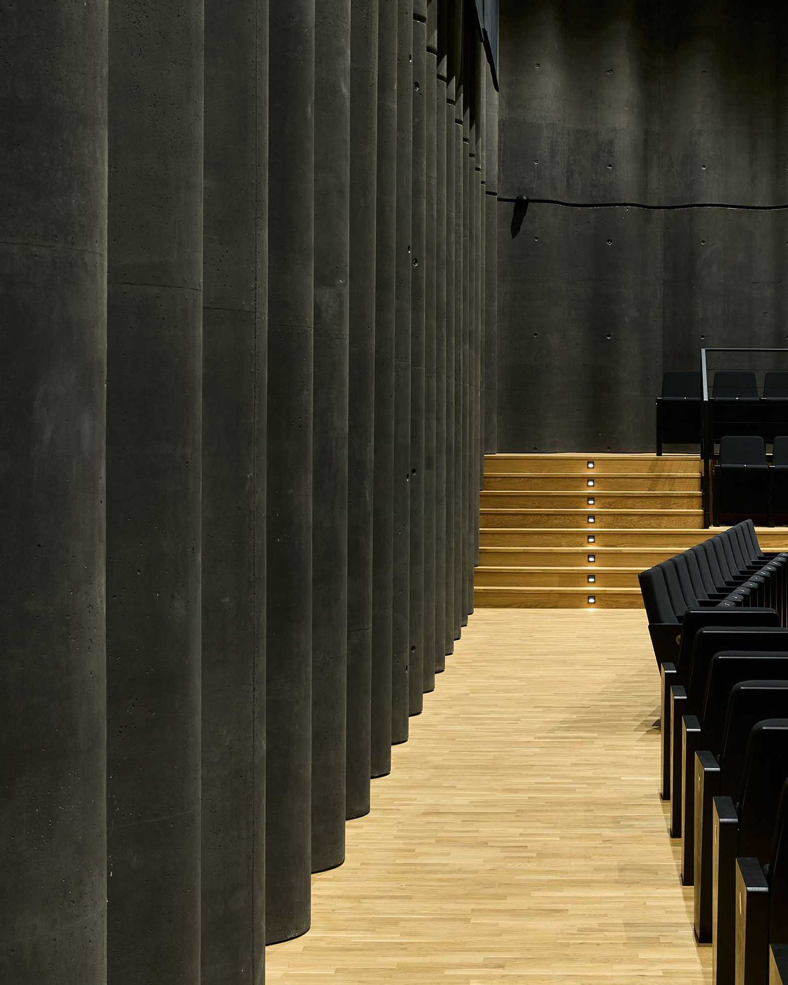 Extension of the State Music School with a concert hall by SLAS Architekci. Photograph by Jakub Certowicz.