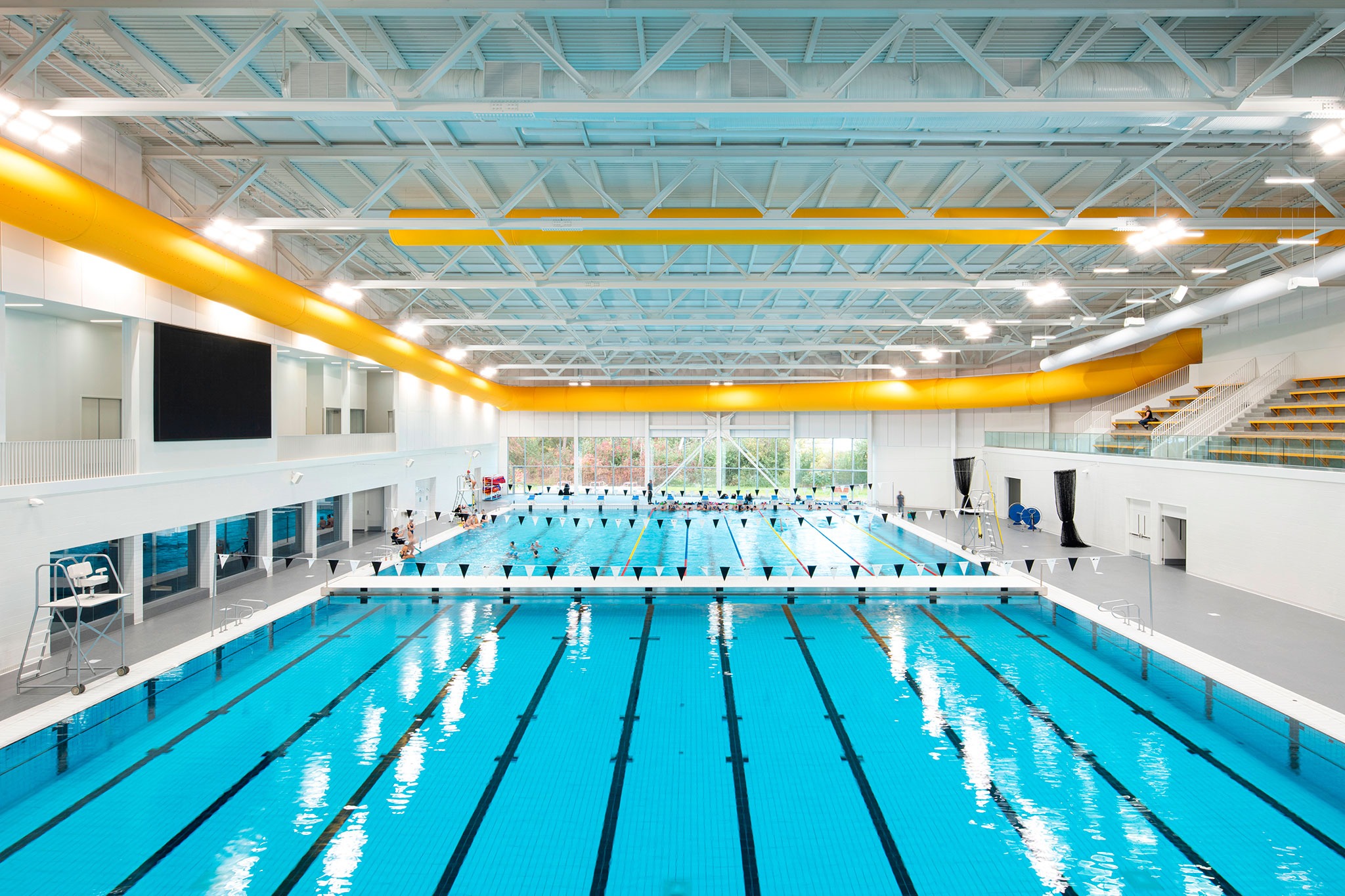 Laval’s Aquatic Complex by Sid Lee Architecture. Photograph by David Boyer.