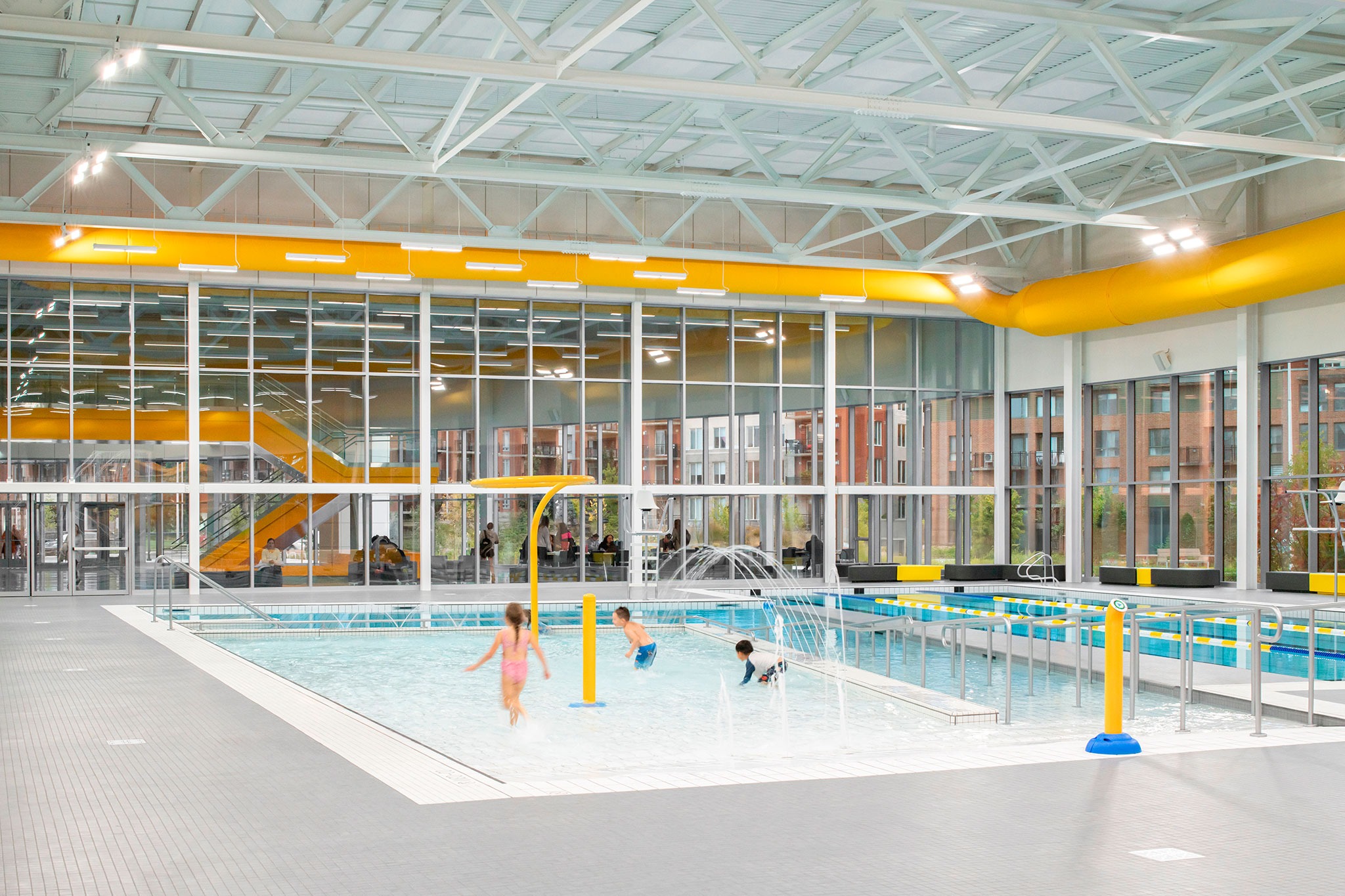 Laval’s Aquatic Complex by Sid Lee Architecture. Photograph by David Boyer.