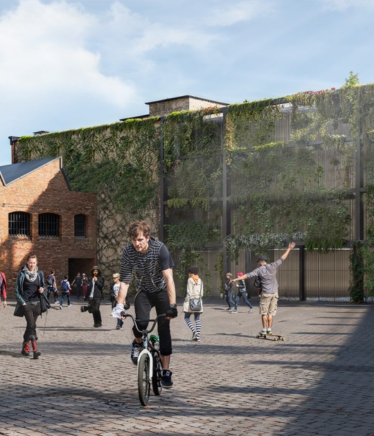 Renovation of Tabacalera in Madrid as a Production and Artist Residency Center. Visualization by MILTI Design Renovation of Tabacalera in Madrid as a Production and Artist Residency Center. Visualization by MILTI Design