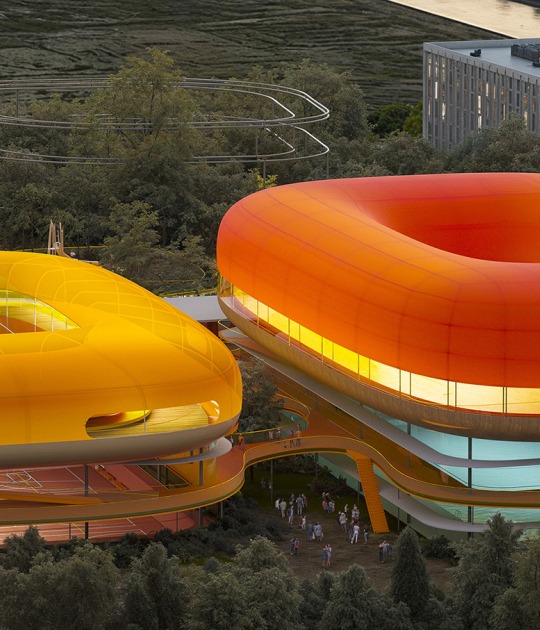Sports Center for the Songjiang District in Shanghai by SelgasCano. Rendering by Playtime Sports Center for the Songjiang District in Shanghai by SelgasCano. Rendering by Playtime