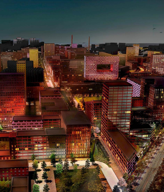 Rendering. SERP & MOLOT FACTORY by MVRDV. Image MVRDV. Courtesy of MVRDV.  Rendering. SERP & MOLOT FACTORY by MVRDV. Image MVRDV. Courtesy of MVRDV.