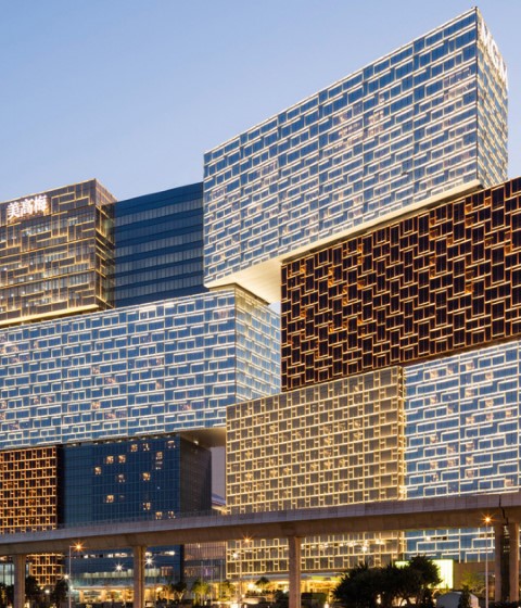 MGM Cotai en la meca del juego de Asia de Macao. Fotografía de H.G. Esch, cortesía de KPF MGM Cotai en la meca del juego de Asia de Macao. Fotografía de H.G. Esch, cortesía de KPF