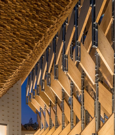 CLT Park Harumi Pavilion by Kengo Kuma. Photography by Kobayashi Kenji CLT Park Harumi Pavilion by Kengo Kuma. Photography by Kobayashi Kenji