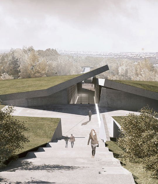 Rendering. Museum of the Great Famine by Nizio Design International Rendering. Museum of the Great Famine by Nizio Design International