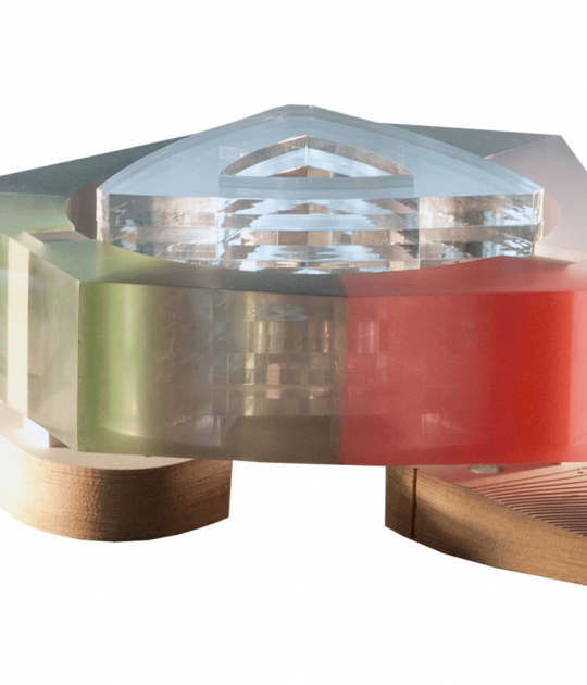 Model. New Courthouse in Lille by OMA. Image © Hans Werlemann / OMA Model. New Courthouse in Lille by OMA. Image © Hans Werlemann / OMA