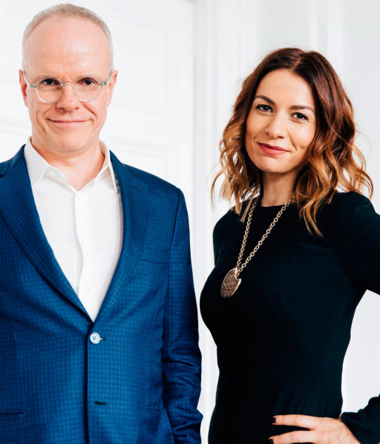 Hans Ulrich Obrist and Yana Peel will work in partnership after co-director Julia Peyton-Jones steps down from her post. Photograph © Kate Berry Hans Ulrich Obrist and Yana Peel will work in partnership after co-director Julia Peyton-Jones steps down from her post. Photograph © Kate Berry