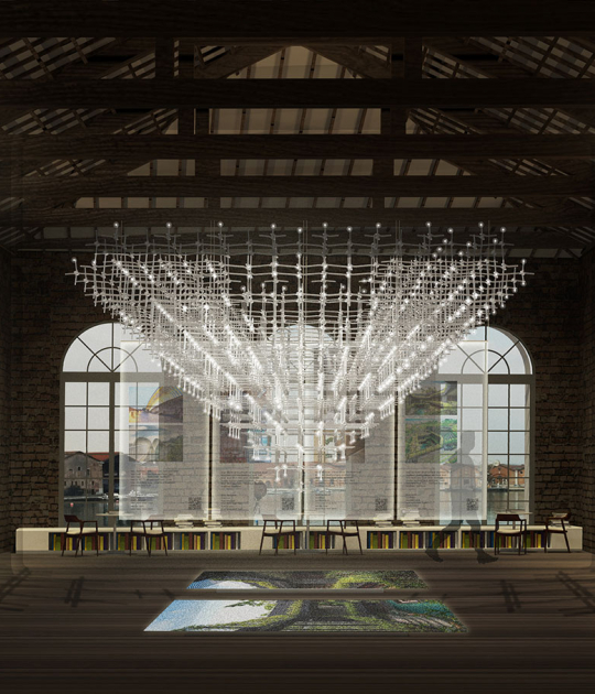 Rendering. "No More Free Space?" Singapore Pavilion for the XVI Biennale Architettura di Venezia 2018 Rendering. "No More Free Space?" Singapore Pavilion for the XVI Biennale Architettura di Venezia 2018