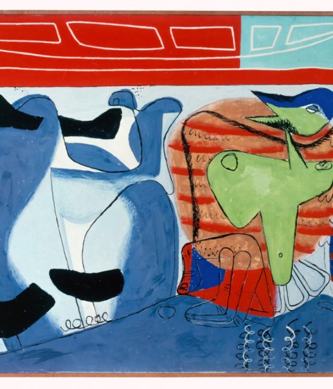 Le Corbusier, Estaba soñando (primera versión), 1953 © Le Corbusier/ BUS 2012 Le Corbusier, Estaba soñando (primera versión), 1953 © Le Corbusier/ BUS 2012