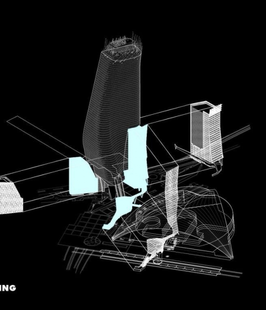 Parisian Phare Skyscraper Proposal. Morphosis, France Parisian Phare Skyscraper Proposal. Morphosis, France