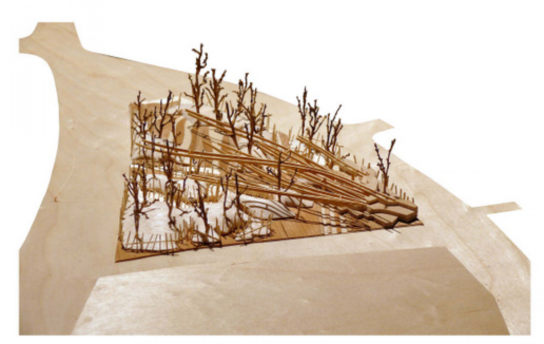 Maqueta. International Horticulture Exhibition Xian 2011 por EMBT.