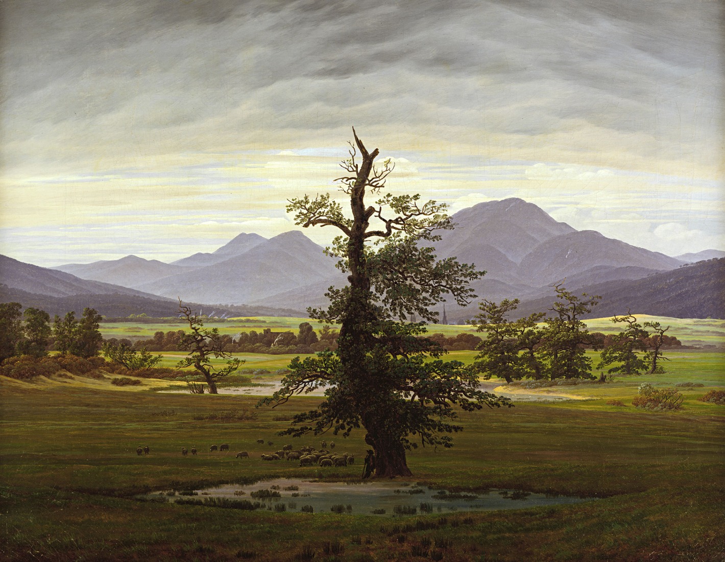 Caspar David Friedrich, Der einsame Baum / The Lonely Tree, 1822 Oil on canvas, 55 x 71 cmStaatliche Museen zu Berlin, Nationalgalerie / Photograph by Jörg P. Anders.