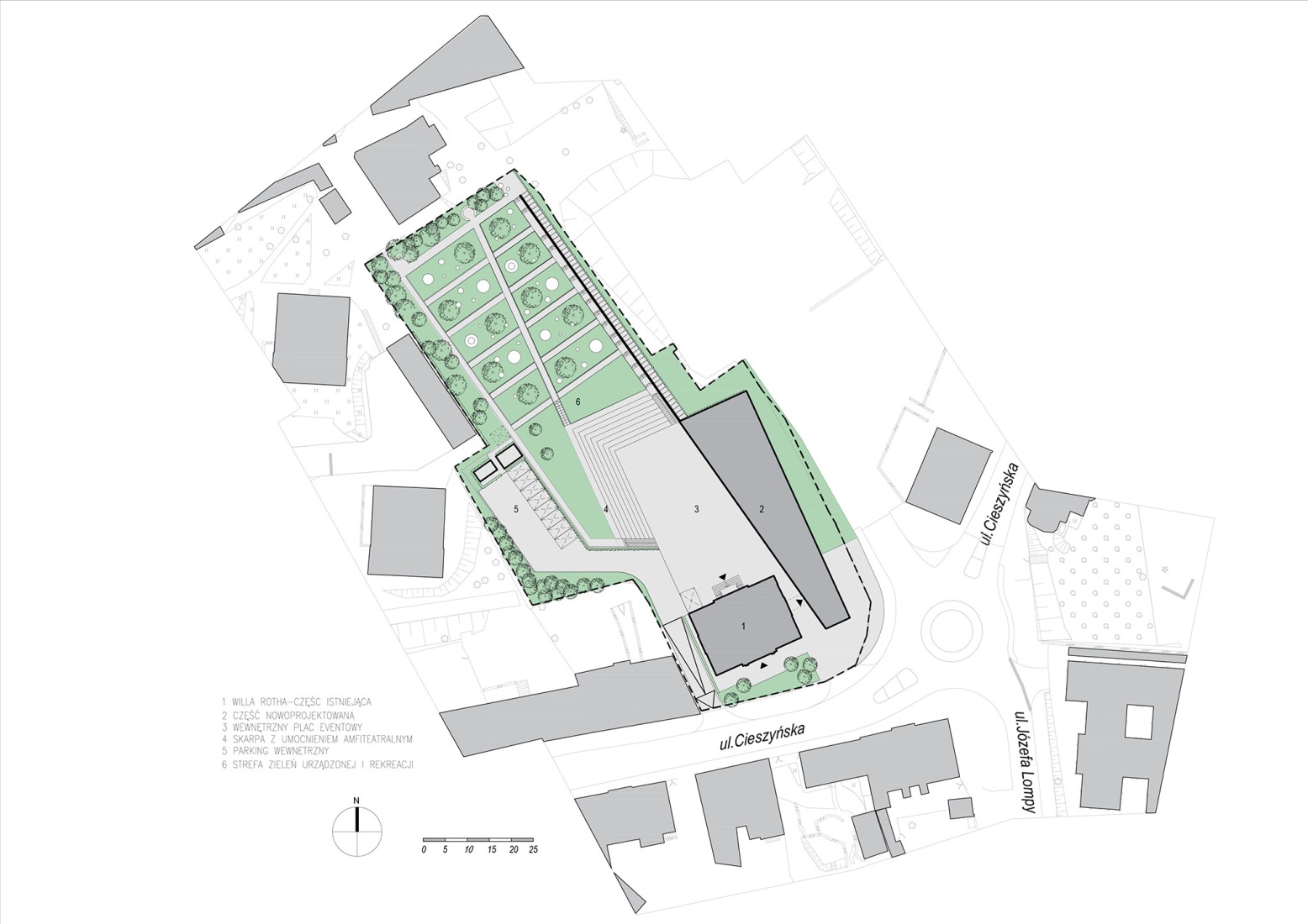 Site plan. The Interactive OKO Story and Animation Center by Nizio Design International. Site plan. The Interactive OKO Story and Animation Center by Nizio Design International.