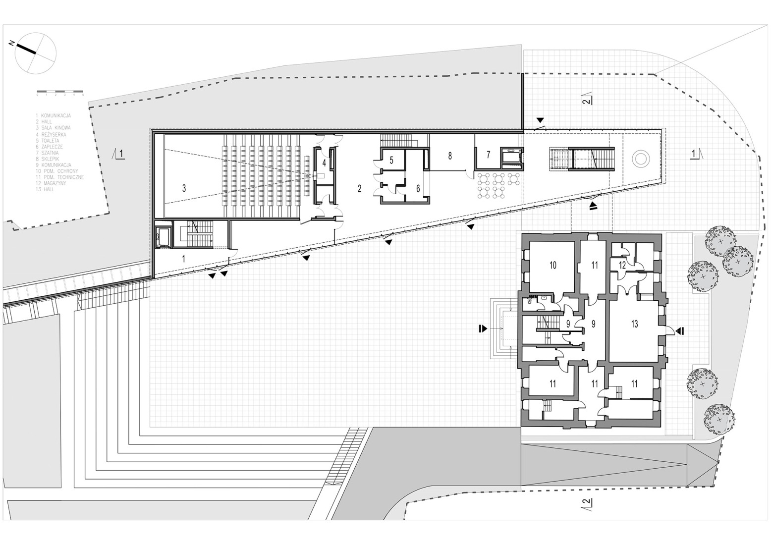 Ground floor plan. The Interactive OKO Story and Animation Center by Nizio Design International. Ground floor plan. The Interactive OKO Story and Animation Center by Nizio Design International.