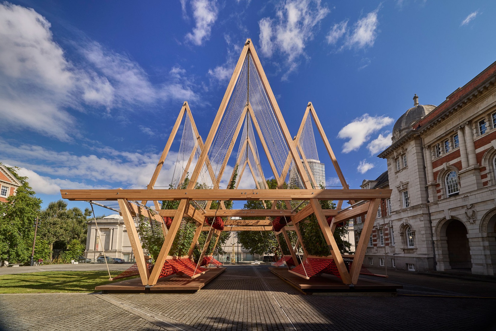 Vert Pavilion, towards a cooler and greener city, by Diez Office. Photograph by Petr Krejci. Vert Pavilion, towards a cooler and greener city, by Diez Office. Photograph by Petr Krejci.y by Diez Office. Photograph by Petr Krejci.
