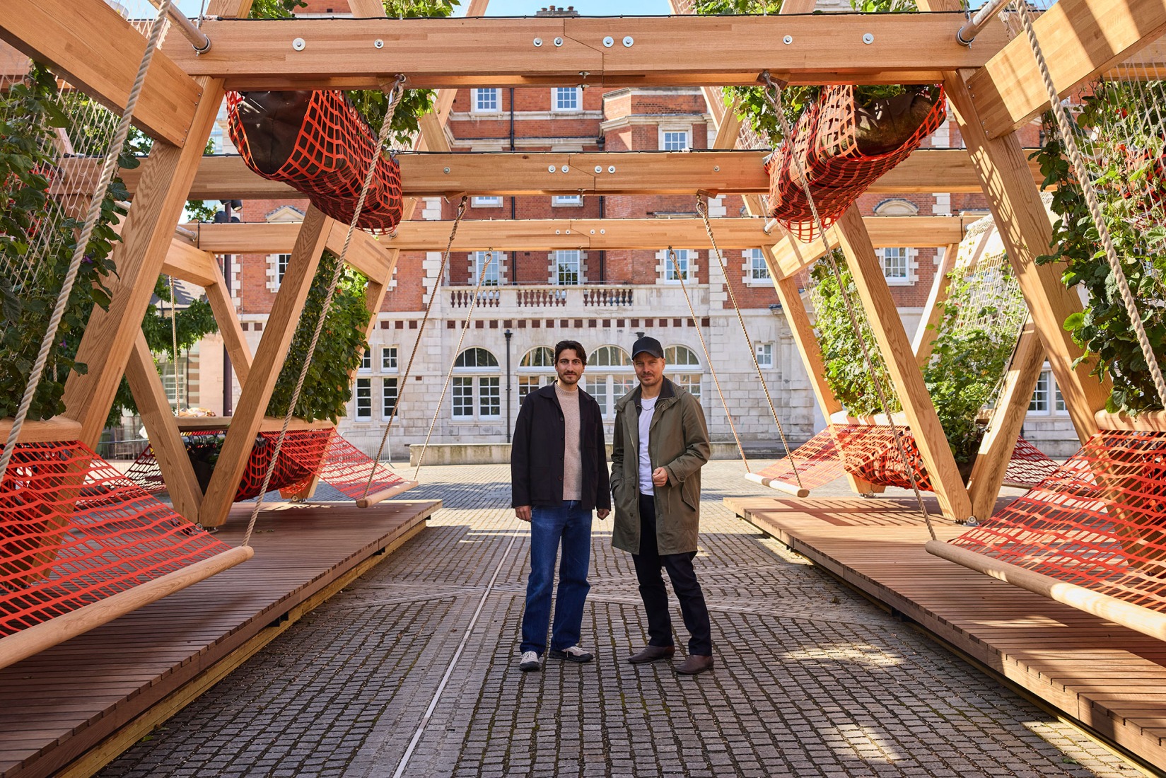 Vert Pavilion, towards a cooler and greener city, by Diez Office. Photograph by Petr Krejci. Vert Pavilion, towards a cooler and greener city, by Diez Office. Photograph by Petr Krejci.