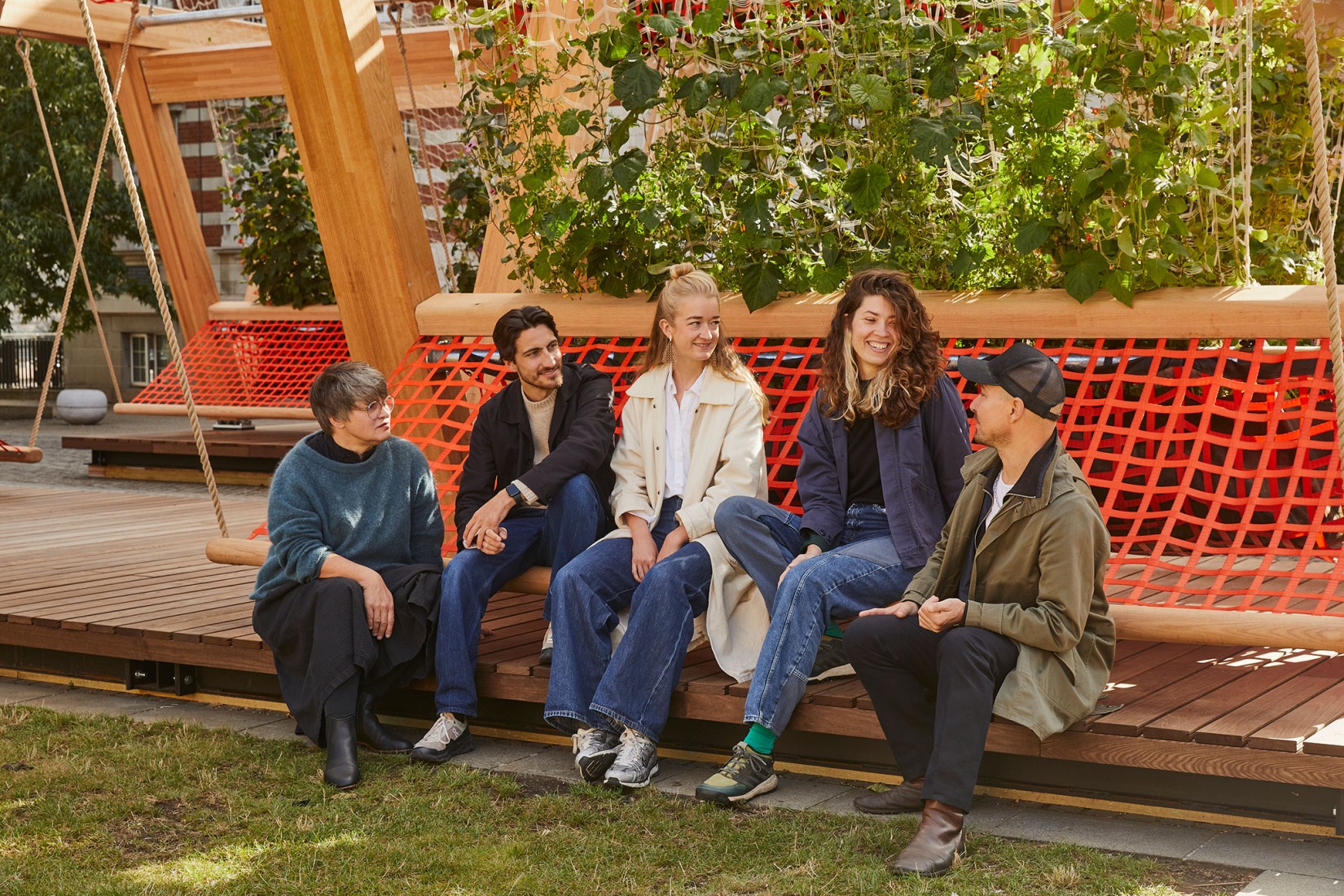 Vert Pavilion, towards a cooler and greener city, by Diez Office. Photograph by Ed Reeve. Vert Pavilion, towards a cooler and greener city, by Diez Office. Photograph by Ed Reeve.