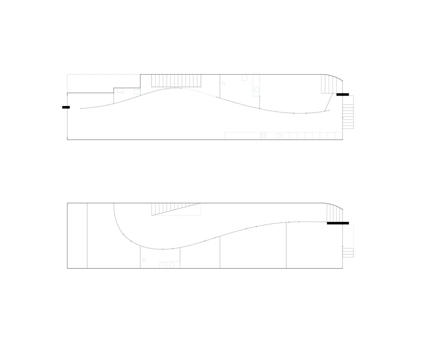 Floor plan. 097 Waves of Glass and Clouds of Metal by Fala Atelier. Floor plan. 097 Waves of Glass and Clouds of Metal by Fala Atelier.