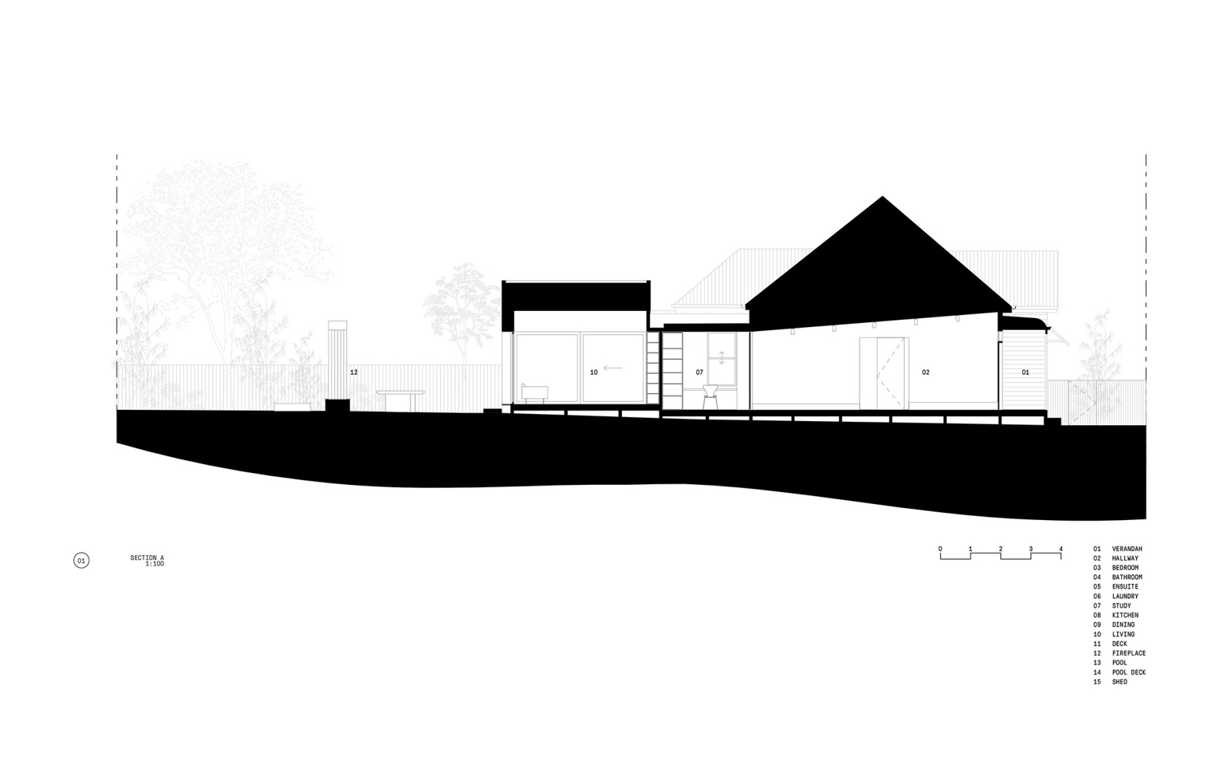 Section. House K by Kart Projects. Section. House K by Kart Projects.