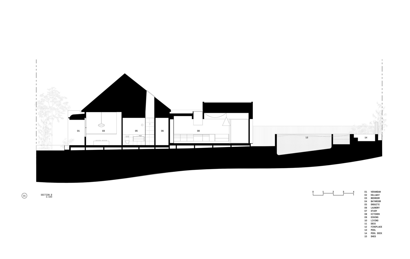 Section. House K by Kart Projects. Section. House K by Kart Projects.