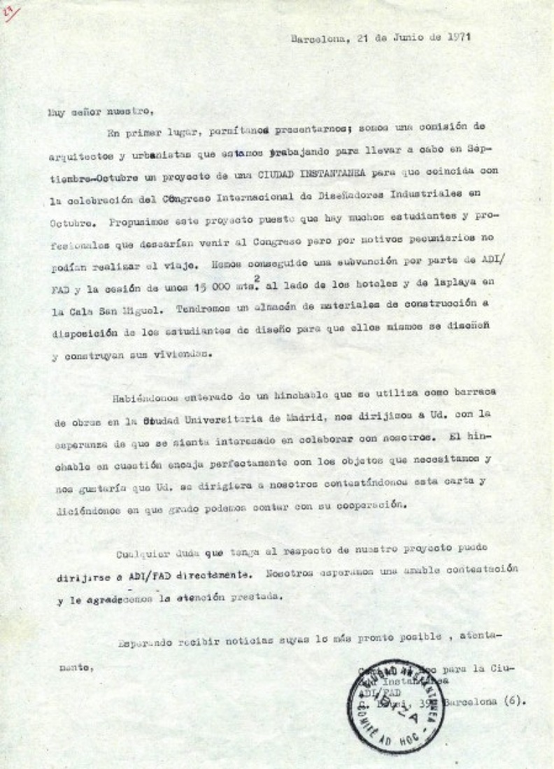 Quaderns #264  Congreso ICSID y la ‘Instant City’.  Cuadernos de Arquitectura y Urbanismo Any: 1971 Núm.: 81 