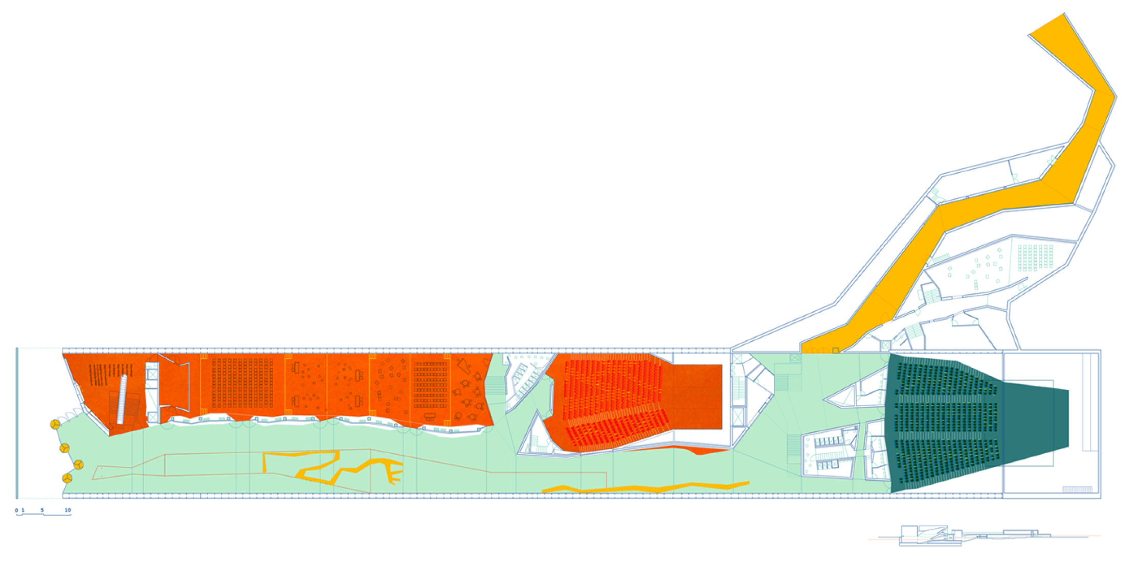 Lower floor plan. -3.00