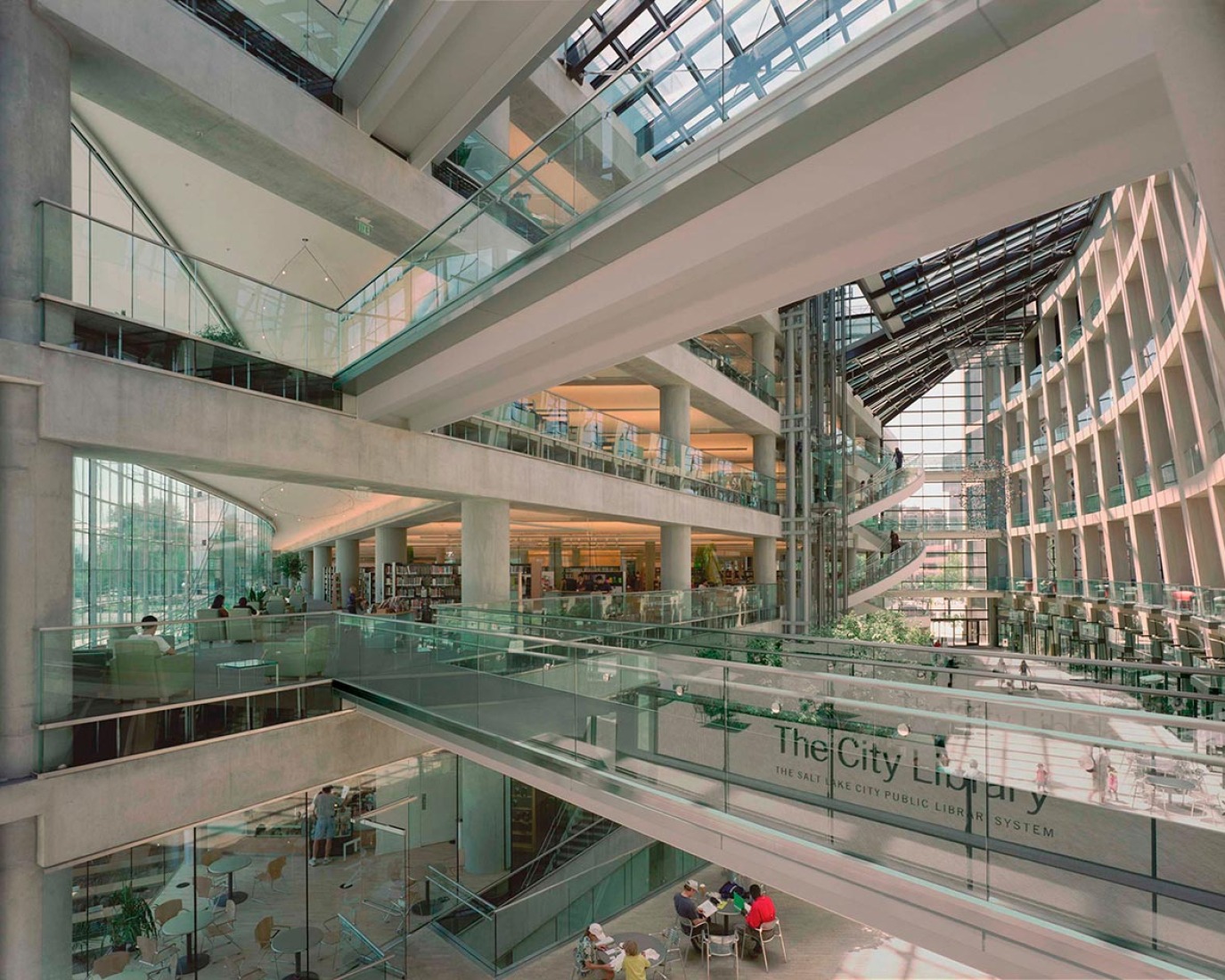 Salt Lake City Public Library by Moshe Safdie. Image courtesy of Safdie Architects.  Salt Lake City Public Library by Moshe Safdie. Image courtesy of Safdie Architects.