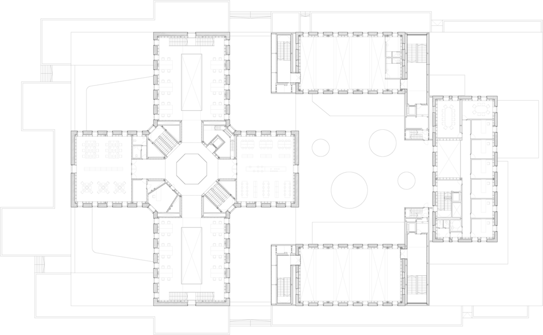 Ground floor plan. © por Exit Architects.