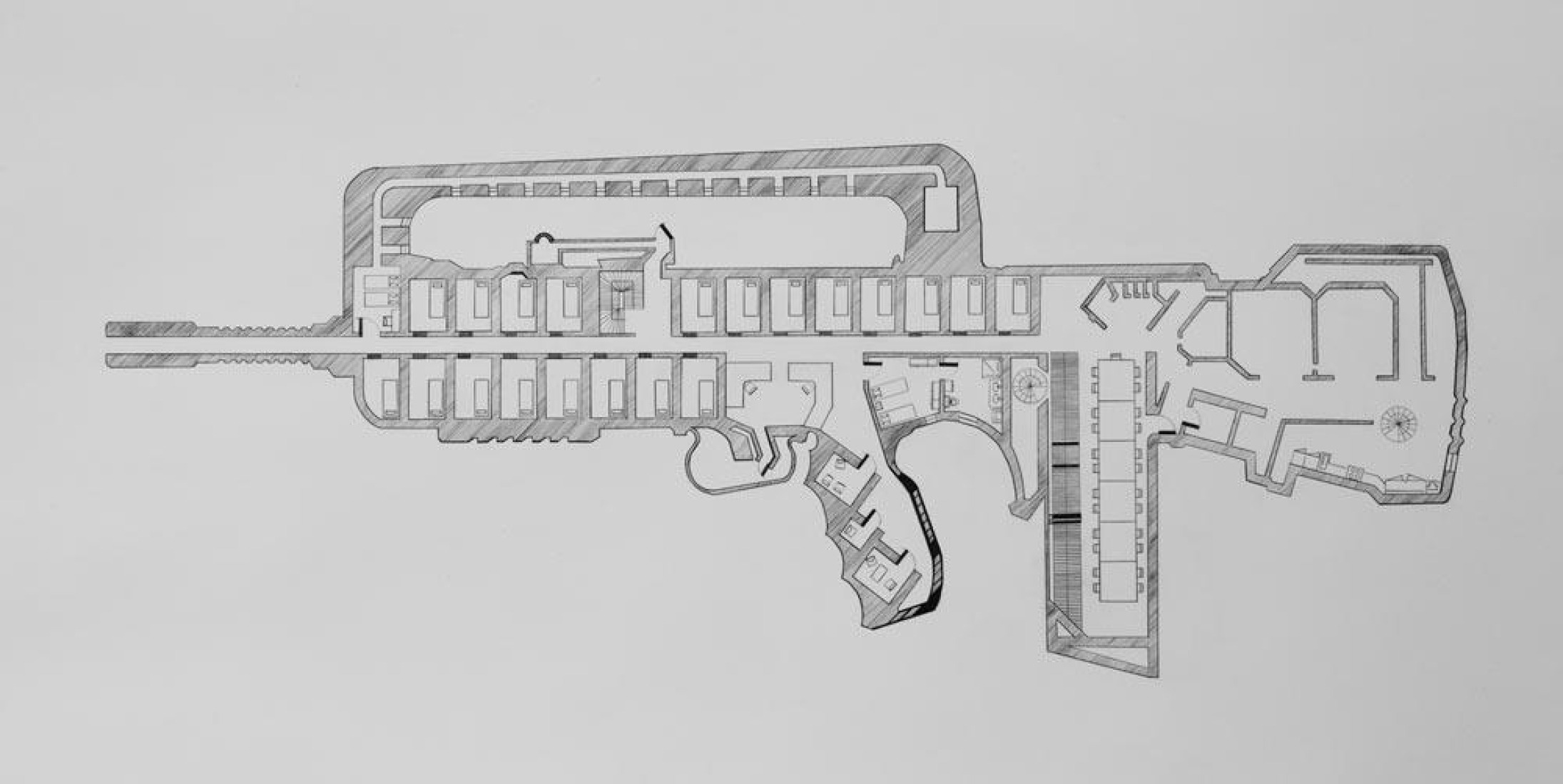 XI -Famas-F1-: 45x100cm. 2010.