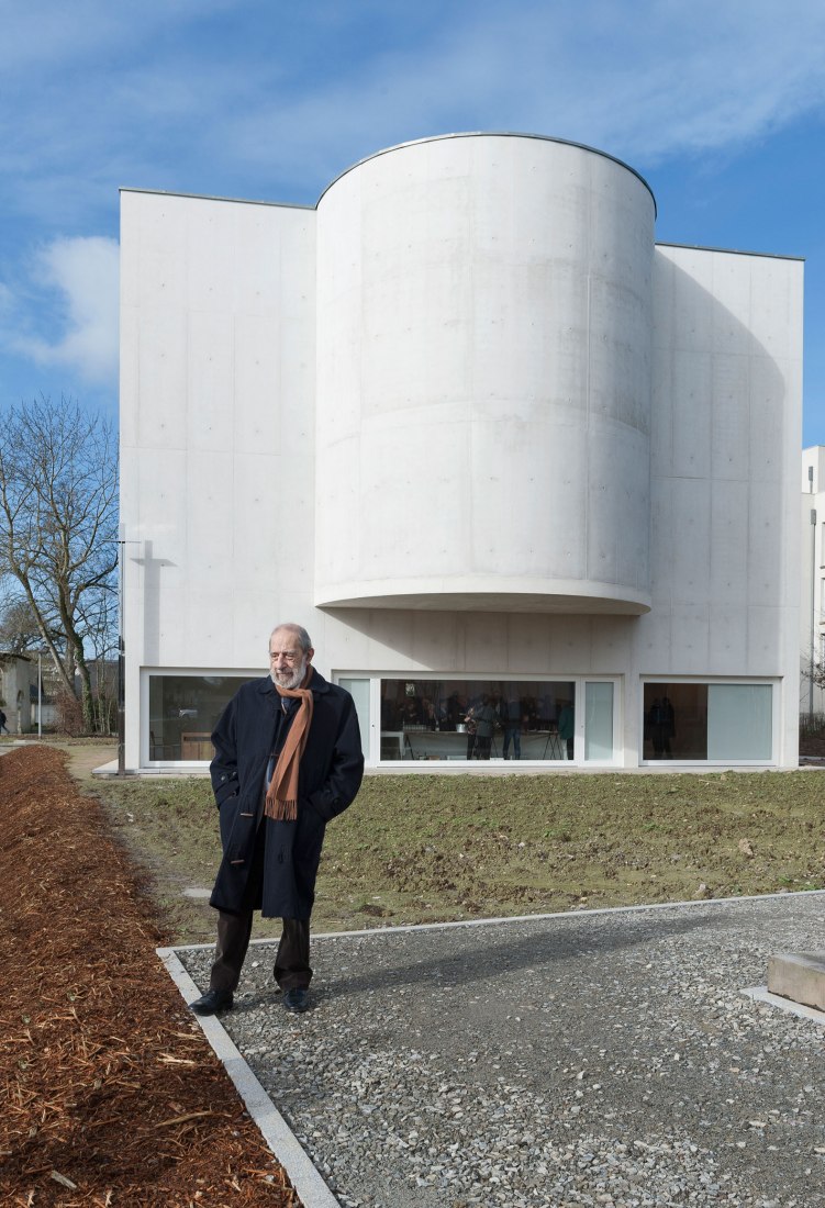 Church in Saint Jacques de la Lande, in Rennes, by Alvaro Siza, inaugurated in February 2018. Image date: 2018. Photograph by © Ana Amado